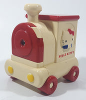 Vintage 1976 Sanrio Hello Kitty Train Engine Shaped Manual Pencil Sharpener Made in Japan