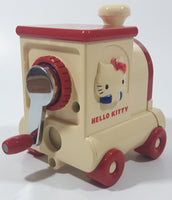 Vintage 1976 Sanrio Hello Kitty Train Engine Shaped Manual Pencil Sharpener Made in Japan