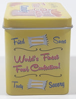 Archie McPhee Fried Chicken Candy "World's Finest Fowl Confection!" Small Tin Metal Container EMPTY