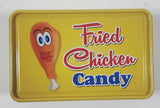 Archie McPhee Fried Chicken Candy "World's Finest Fowl Confection!" Small Tin Metal Container EMPTY