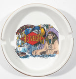 Vintage Las Vegas Ernie's Butts 4 1/2" Ceramic Ash Tray with Gold Trim