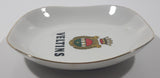 Vintage Fisher & Co 8633 Rodental Porzellanfabrik Veltins Beer 5 1/4" Porcelain Ash Tray with Gold Trim