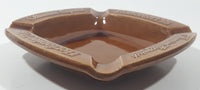 Vintage Sahm Heforder Pils Premium-Exquisit Brown 6" Ceramic Ash Tray