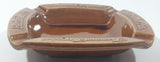 Vintage Sahm Heforder Pils Premium-Exquisit Brown 6" Ceramic Ash Tray