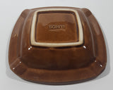 Vintage Sahm Heforder Pils Premium-Exquisit Brown 6" Ceramic Ash Tray