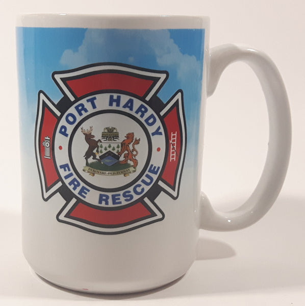 Port Hardy Fire Rescue 4 1/2" Tall Ceramic Coffee Mug Cup