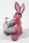 Vintage Pink Energizer Batteries Bunny Flashlight Activated Sensor Drumming Figure