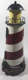 Solar Red and White Lighthouse Shaped 13 1/4" Tall Metal and Resin Not Working