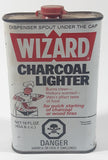 Vintage Boyle-Miwday Canada Limited Wizard Charcoal Lighter 16 Fl. Oz 454.6 c.c. Metal Can