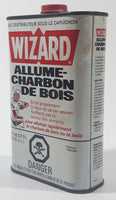 Vintage Boyle-Miwday Canada Limited Wizard Charcoal Lighter 16 Fl. Oz 454.6 c.c. Metal Can