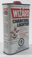 Vintage Boyle-Miwday Canada Limited Wizard Charcoal Lighter 16 Fl. Oz 454.6 c.c. Metal Can