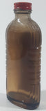 Vintage Boyle-Midway Old English Scratch Cover Furniture Polish 5 5/8" Tall Clear Embossed Glass Bottle with Paper Label