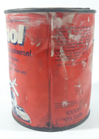 Vintage Tri-Peek International Wenol All Metal Polish 1000ml 39.3 ozs 5 1/4" Metal Can Made in W. Germany