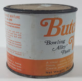 Butcher's Wax Bowling Alley Paste 16 Oz 1 Lb Orange and White Metal Can