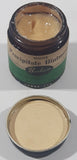 Rare Antique Barham White Precipitate Ointment 2" Tall Brown Glass Jar with Metal Lid