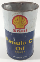 Vintage Shell Rimula CT Oil Series 3 One Quart 1.14 Litres Metal Can