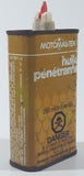 Vintage Canadian Tire Motomaster Penetrating Oil 250ml 8.8 fl oz Metal Oiler Can