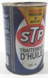 Vintage STP Oil Treatment Engine Protection 400mL 4 1/2" Tall Metal Can