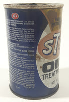 Vintage STP Oil Treatment Engine Protection 400mL 4 1/2" Tall Metal Can