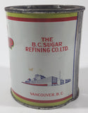 Vintage Rogers Syrup Golden Sugar Vancouver, B.C. Sugar Refinery 2lb Tin Metal Can