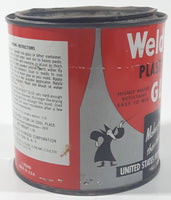 Vintage Weldwood Plastic Resin Glue 4" Tall Metal Can