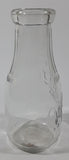 Vintage Blue Ribbon Quality Products Weaver Milk 7 1/4" Tall Embossed Clear Glass Bottle