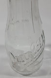 Vintage Blue Ribbon Quality Products Weaver Milk 7 1/4" Tall Embossed Clear Glass Bottle
