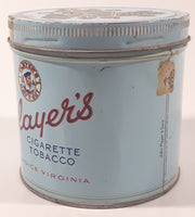 Vintage Player's Navy Cut Cigarette Tobacco Choice Virginia Light Blue Metal Tin Can