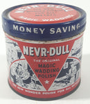 Vintage Nevr-Dull The Original Magic Wadding Polish 2 5/8" Tall Tin Metal Can