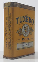 Vintage Tuxedo Pure Mint Yellow 3 1/4" Tall Tin Metal Spice Container