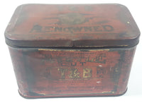 Antique T & B Renowned One Pound Myrtle Cut Tobacco Tin Metal Container