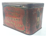 Antique T & B Renowned One Pound Myrtle Cut Tobacco Tin Metal Container