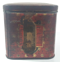 Antique T & B Renowned One Pound Myrtle Cut Tobacco Tin Metal Container