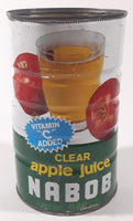 Vintage Nabob Clear Apple Juice Vitamin "C' Added 7" Tall Metal Can