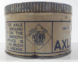 ﻿Antique Imperial Oil Mica Axle Grease One Pound 4" Metal Can Made in Canada