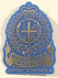 Vintage New Westminster Police Junior Constable Blue Plastic Badge