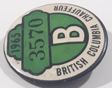 Vintage 1965 British Columbia Class B Chauffeur License Badge Pin 3570