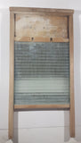 Antique Chief Brand Wood Framed Glass Washboard 12 1/4" x 24"