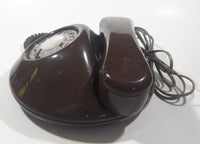 Vintage York Regional Police NT Northern Telecom Brown Pancake Style Rotary Telephone