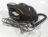 Vintage York Regional Police NT Northern Telecom Brown Pancake Style Rotary Telephone