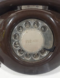 Vintage York Regional Police NT Northern Telecom Brown Pancake Style Rotary Telephone