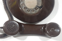 Vintage York Regional Police NT Northern Telecom Brown Pancake Style Rotary Telephone