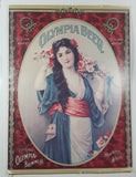 Vintage Olympia Beer 19 1/2" x 26 1/2" Foam Backed Poster Picture Sign