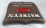 Vintage Watney's Beer Imported From London England Faux Wood Crest Shaped 11 3/4" x 13 3/4" Fiber Glass 3D Sign