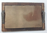 Vintage Heavy Tilted Beveled Wall Mirror 15 1/2" x 23"
