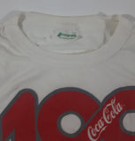 Vintage 1986 Coca-Cola 100 Centennial Celebration Enjoy Coke White L/G T-Shirt (USED)