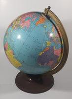 Vintage 1950s Replogle 12" Reference Globe with Metal Base