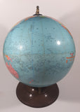 Vintage 1950s Replogle 12" Reference Globe with Metal Base