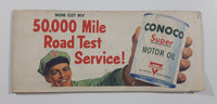 Vintage 1950s Travel with Conoco Colorado Road Map 18" x 26 1/4"