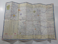 Vintage 1950s Travel with Conoco Colorado Road Map 18" x 26 1/4"